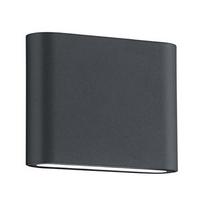Trio Thames 227560242, 2 vnt., 2.5W, led, IP54, pilkas