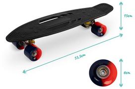 longboard -  Qkids Galaxy, tamsiai mėlyna - 4 nuotrauka