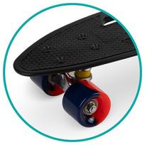 longboard -  Qkids Galaxy, tamsiai mėlyna - 7 nuotrauka
