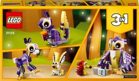 lego konstruktorius 3 - LEGO Creator Fantastiškos miško būtybės 31125 - 3 nuotrauka