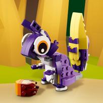 lego konstruktorius 3 - LEGO Creator Fantastiškos miško būtybės 31125 - 7 nuotrauka