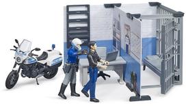 motociklu modeliukai - Žaislinė figūrėlė Bruder Bworld Police Station 62732 - 3 nuotrauka