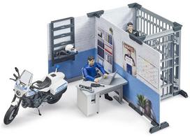motociklu modeliukai - Žaislinė figūrėlė Bruder Bworld Police Station 62732 - 2 nuotrauka