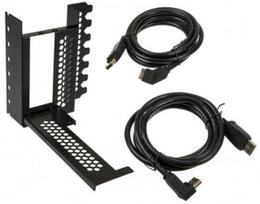 Vaizdo plokščių laikiklis CableMod Vertical Graphics Card Holder With PCIe/2xDisplayPort