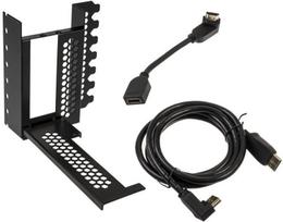 Vaizdo plokščių laikiklis CableMod Vertical Graphics Card Holder With PCIe/DisplayPort/HDMI