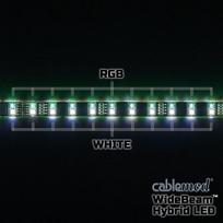 magnetines juosteles - LED juostelė su magnetiniu tvirtinimu CableMod WideBeam Hybrid LED Strip RGB/W 60cm - 4 nuotrauka