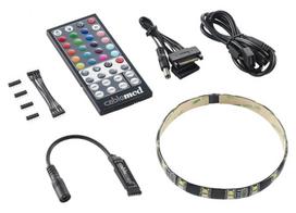 LED juostelė su magnetiniu tvirtinimu CableMod WideBeam Hybrid LED Kit RGB/W 30cm