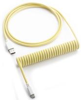 coiled cable - Klaviatūros laidas Cablemod CM-CKCA-CW-YW150YW-R, geltona - 1 nuotrauka