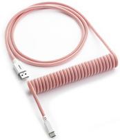 coiled usb c cable - Klaviatūros laidas Cablemod CM-CKCA-CW-OW150OW-R, rožinė - 1 nuotrauka
