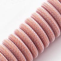 coiled cable - Klaviatūros laidas Cablemod CM-PKCA-CWAW-OW150OW-R, rožinė - 2 nuotrauka