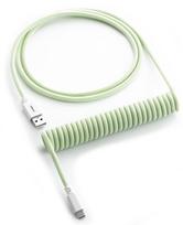 coiled usb c cable - Klaviatūros laidas Cablemod CM-CKCA-CW-LGW150LGW-R, žalia - 1 nuotrauka