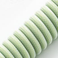 coiled usb c cable - Klaviatūros laidas Cablemod CM-CKCA-CW-LGW150LGW-R, žalia - 2 nuotrauka