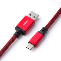 usb klaviatura - Klaviatūros laidas Cablemod CM-CKCA-CR-KR150KR-R, raudona - 3 nuotrauka