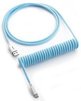 coiled usb c cable - Klaviatūros laidas Cablemod CM-CKCA-CW-LBW150LBW-R, mėlyna - 1 nuotrauka