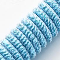 coiled usb c cable - Klaviatūros laidas Cablemod CM-CKCA-CW-LBW150LBW-R, mėlyna - 2 nuotrauka