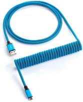 coiled cable - Klaviatūros laidas Cablemod Classic Coiled Keyboard Cable Micro USB / USB Typ-A, žydra - 1 nuotrauka