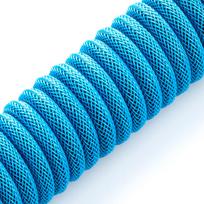 coiled cable - Klaviatūros laidas Cablemod Classic Coiled Keyboard Cable Micro USB / USB Typ-A, žydra - 2 nuotrauka