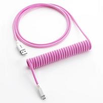 type c i usb a - Klaviatūros laidas Cablemod Classic Coiled Keyboard Cable USB-C / USB Typ-A, rožinė - 1 nuotrauka