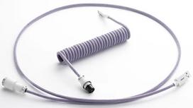 coiled cable - Klaviatūros laidas Cablemod Pro Coiled Keyboard Cable USB-C / USB Typ-A 150cm, violetinė - 1 nuotrauka
