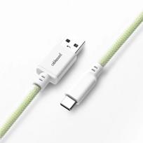 pci e 8 pin - Klaviatūros laidas Cablemod Pro Coiled Keyboard Cable USB-C / USB Typ-A 150cm, žalia - 3 nuotrauka