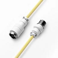 type c i usb a - Klaviatūros laidas Cablemod Pro Coiled Keyboard Cable USB-C / USB Typ-A 150cm, geltona - 4 nuotrauka