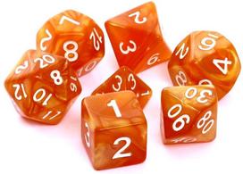 Žaidimo kauliukai Rebel RPG Dice Set - Dark Yellow