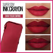 maybelline super stay matte ink - Maybelline Super Stay Ink Crayon Lipstick matiniai lūpų dažai 1,13 g. - 50 Your Own Empire - 4 nuotrauka