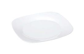 Lėkštė Domoletti Emmy JX35-A001-03, 21 cm x 21 cm, Ø 21 cm, balta