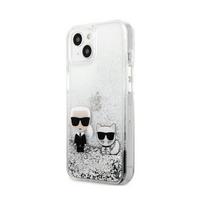 apple iphone 13 max pro - Karl Lagerfeld Glitter Karl & Choupette for Apple iPhone 13 Pro Max, apple iphone 13 pro max, skaidri - 2 nuotrauka