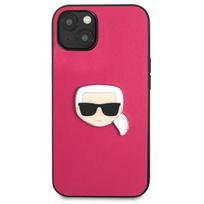 iphone mini 13 - Karl Lagerfeld Karl`s Head Metal for iPhone 13 mini, apple iphone 13 mini, rožinė - 3 nuotrauka