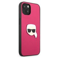 iphone mini 13 - Karl Lagerfeld Karl`s Head Metal for iPhone 13 mini, apple iphone 13 mini, rožinė - 4 nuotrauka