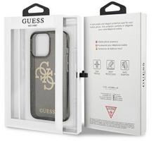 iphone mini 13 - Guess Glitter 4G Big Logo for iPhone 13 Mini, apple iphone 13 mini, juoda - 3 nuotrauka