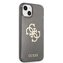 iphone mini 13 - Guess Glitter 4G Big Logo for iPhone 13 Mini, apple iphone 13 mini, juoda - 4 nuotrauka