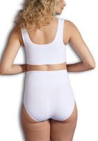 apatines kelnaites - Nėščiųjų kelnaitės Carriwell Maternity Support Panty White M - 3 nuotrauka
