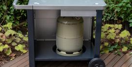 kepsnines stalas - Stovas Campingaz Deluxe, 630 mm x 1200 mm x 730 mm - 4 nuotrauka