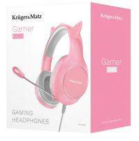 kruger matz -  Kruger & Matz Gamer Kids (Rožinės) - 7 nuotrauka