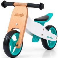 Balansinis dviratis Milly Mally 2in1 Jake Classic Mint, mėlynas/rudas/baltas, 7"