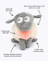 sweet dreamers migdukas - Sweet Dreamers Ewan The Dream Sheep Light Gray - 4 nuotrauka