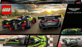 aston martin lego - LEGO Speed Champions Aston Martin Valkyrie AMR Pro ir Aston Martin Vantage GT3 76910 - 2 nuotrauka