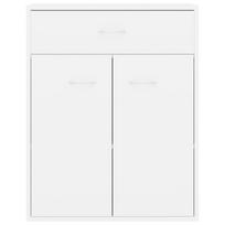 blizgi komodas - Komoda VLX Sideboard, balta, 30 x 60 x 75 cm - 2 nuotrauka