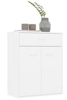 blizgi komodas - Komoda VLX Sideboard, balta, 30 x 60 x 75 cm - 5 nuotrauka