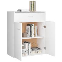 blizgi komodas - Komoda VLX Sideboard, balta, 30 x 60 x 75 cm - 6 nuotrauka