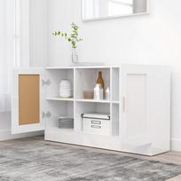 komoda 120 - Komoda VLX Sideboard, balta, 30.5 x 120 x 70 cm - 6 nuotrauka