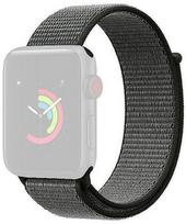 xiaomi smart band 10 - Tech-Protect Nylon Strap For Apple Watch 42/44mm Dark Olive - 1 nuotrauka