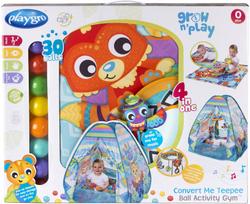 zaidimu nameliai - Žaidimų maniežas su kamuoliukais Playgro 0187626, 80 cm x 80 cm - 6 nuotrauka