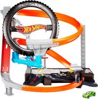 hot wheels garazas - Hot Wheels trasa „Padangų gamykla“ GJL16 - 2 nuotrauka