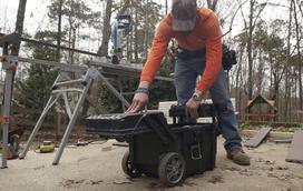 deze keter - Keter Cantilever Mobile Cart Job Box - 6 nuotrauka