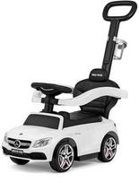 Paspiriamas automobilis Milly Mally Mercedes AMG C63 Coupe, baltas
