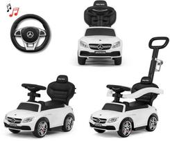 paspiriami automobiliai - Paspiriamas automobilis Milly Mally Mercedes AMG C63 Coupe, baltas - 3 nuotrauka