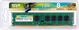 ddr3l 8gb - SILICON POWER DDR3 8GB DIMM 1600MHz CL11 1.35V - 1 nuotrauka